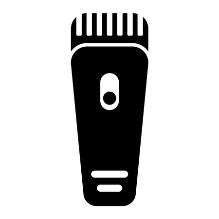 mustache trimmer icon vector illustration logo designのイラスト素材