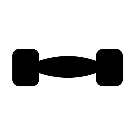 dumbbell icon vector illustration logo deisgnのイラスト素材
