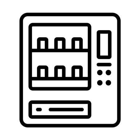 vending machine icon vector illustration logo designのイラスト素材