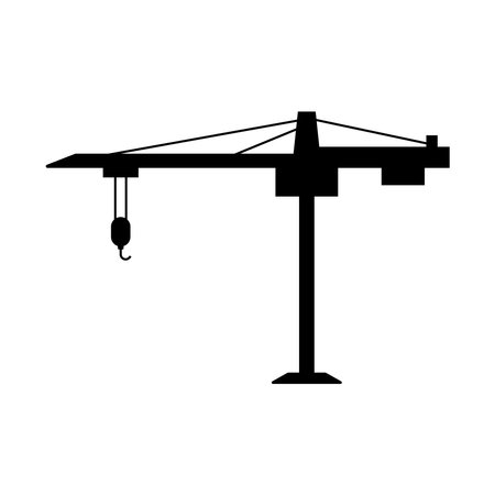 crane icon vector illustration logo designのイラスト素材