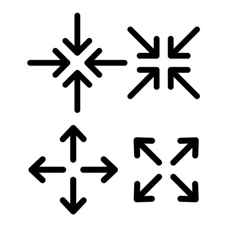 arrow icon vector illustration logo designのイラスト素材