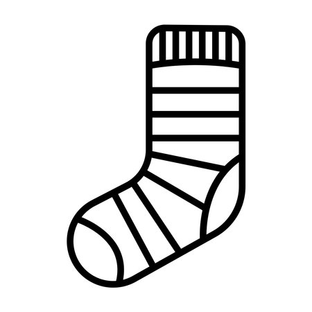 sock icon vector illustration logo designのイラスト素材