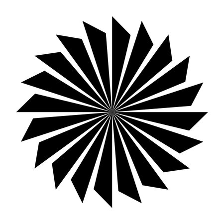 Circular Pattern icon vector illustration logo designのイラスト素材