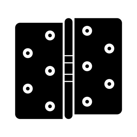 Door hinge icon vector illustration logo designのイラスト素材