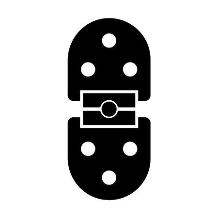 Door hinge icon vector illustration logo designのイラスト素材