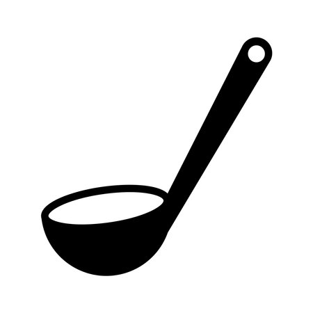 ladle icon vector illustration logo designのイラスト素材