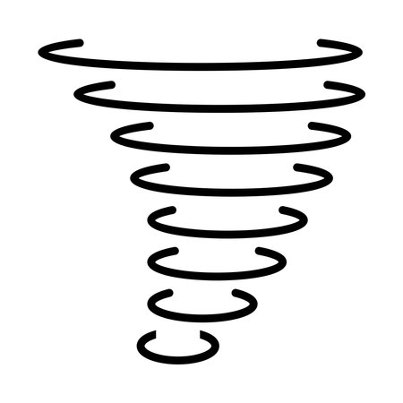 Tornado icon vector illustration logo designのイラスト素材