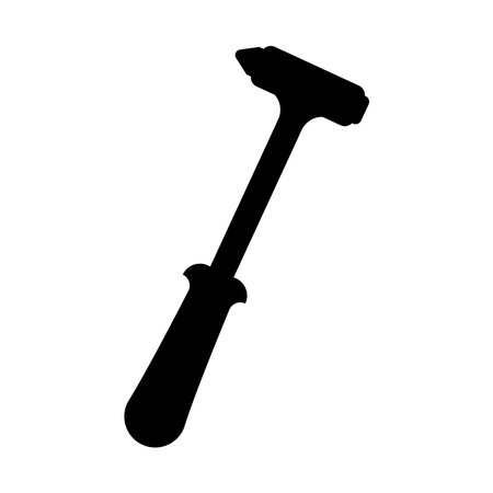Emergency Hammer for Car Glass breaker icon vector illustration logo designのイラスト素材