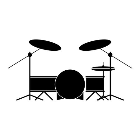 Drum icon vector illustration logo designのイラスト素材