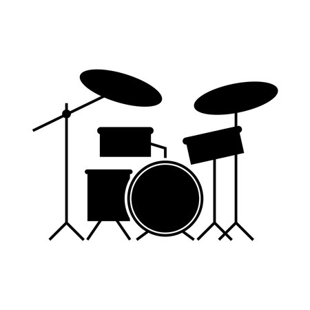 Drum icon vector illustration logo designのイラスト素材