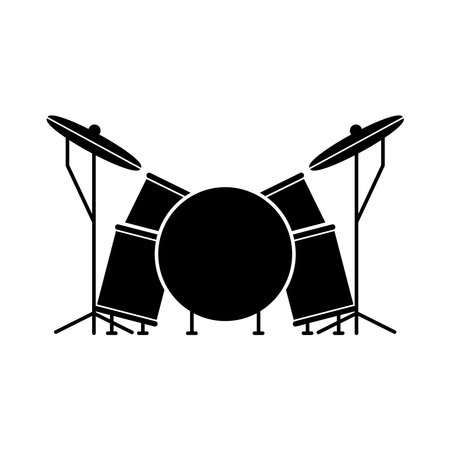 Drum icon vector illustration logo designのイラスト素材
