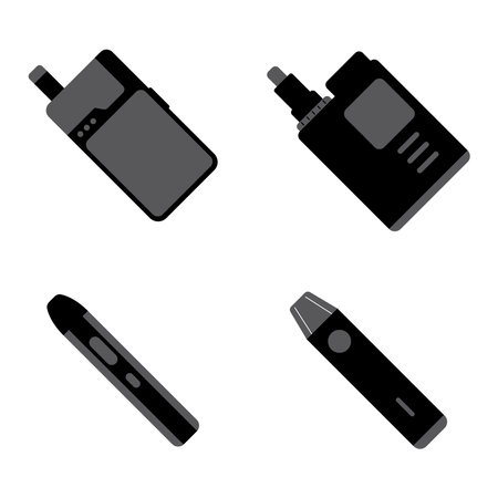 vape pods icon vector illustration logo designのイラスト素材