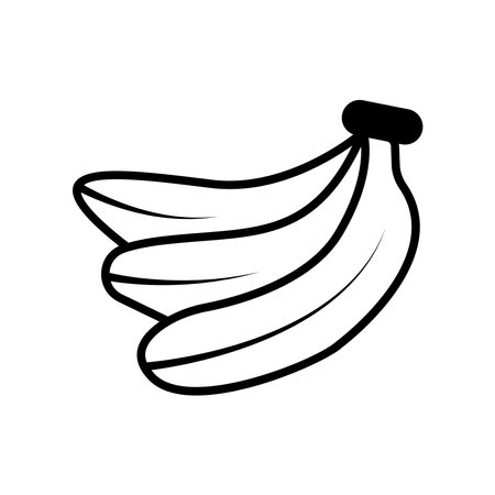 banana icon vector illustration symbol designのイラスト素材