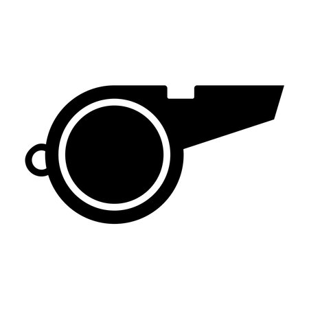 whistle icon vector illustration logo designのイラスト素材