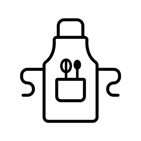 apron icon vector illustration logo designのイラスト素材