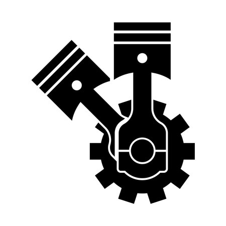 piston icon symbol illustration logo designのイラスト素材