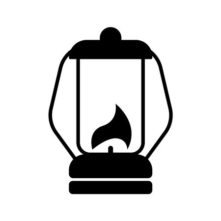 lantern icon vector illustration logo designのイラスト素材