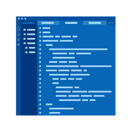 abstract program code designのイラスト素材