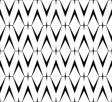 Abstract black and white background, seamless  patternのイラスト素材