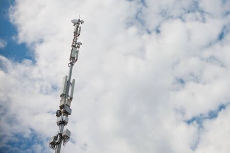 3G, 4G, 5G Fast speed Wireless internet connection communication. Mobile technology concept and copy space for textの写真素材