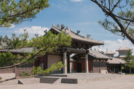 Chinese templeの写真素材