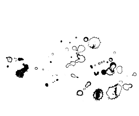 Abstract watercolor drops vectorbackground. Splashesのイラスト素材