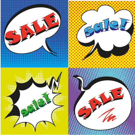 Great Sale speech bubbles collectionのイラスト素材