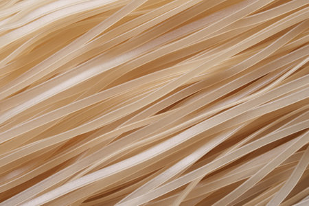 Dried raw transparent rice noodles. Raw rice flour noodles. A studio shot.の写真素材