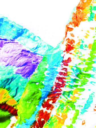 Colorful Grunge Tie Dye. Dirty color Aquarelle Pattern. Vibrant Hand Drawn Texture. Aquarelle Illustration Tie Day. Trendy Watercolor Boho Handmade Paint.の写真素材