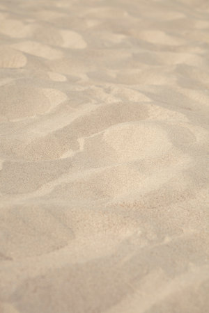 macro photo of sand on the beach on a sunny dayの写真素材