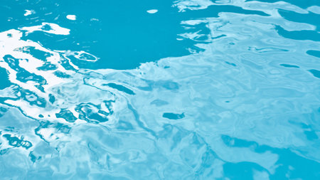 pool water texture. bluewater. backgroundの写真素材