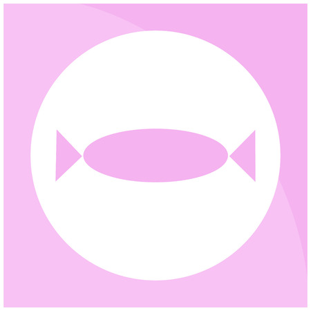 Vector icon sweet, flat style.のイラスト素材