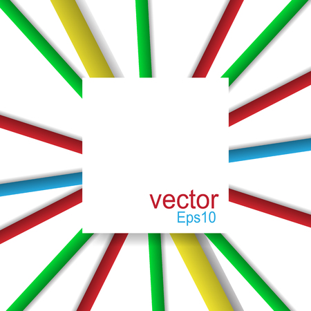 Vector abstract background. Color strips.Eps10.のイラスト素材