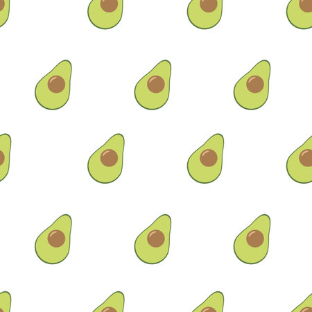 Large large avocados in a pattern.