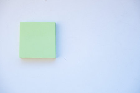 Stickers for notes on a light background. Mockup template.There is space for text.