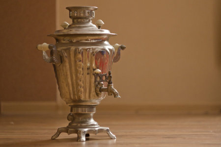 Jelektrichekij Samovar on the floorの写真素材