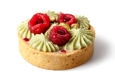 Dessert basket with pistachios cream (uncut)の写真素材
