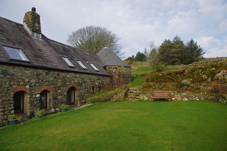 Top lawn at Ffald-y-Brenin Christian Retreat Centreのeditorial素材