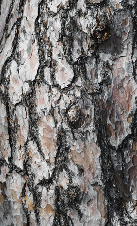 Full frame photo of the texture and pattern of a tree