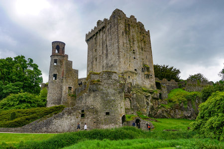 Blarney, Co. Cork, Ireland: Blarney Castle, home of the famous Blarney Stone, is a medieval stronghold built in 1446.のeditorial素材
