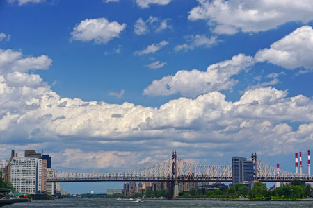 New York, New York: The Ed Koch Queensboro Bridge - formerly the 59th Street Bridge - a cantilever...