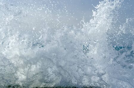 Splashing wave on the Black sea in the day.の写真素材
