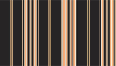   Black and tan striped continuous seamless fabric or wallpaper background.のイラスト素材