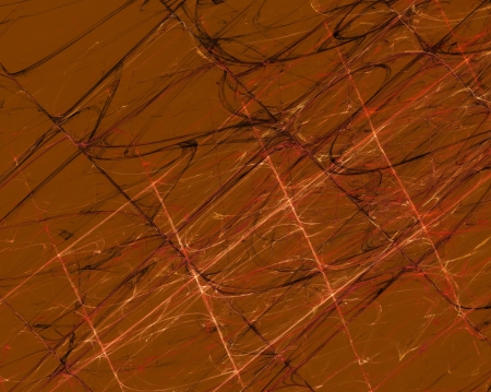 Burnt orange and brown grunge fractal pattern that looks like sloppy painting,の写真素材