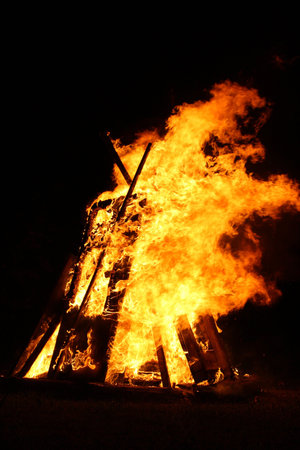 Midsummer fire at Baltic states, Latvia