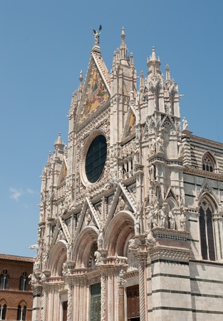 Cathedral in Sienaの写真素材