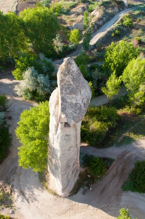 Fairy Chimneys - rock formations in Cappadociaの写真素材