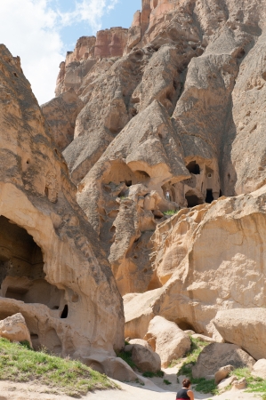Cave Monastery in Cappadocia, Turkeyの写真素材