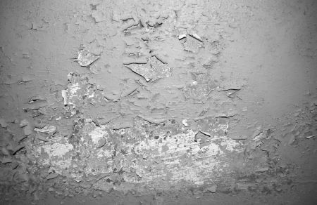 wall with grunge paint chipsの写真素材