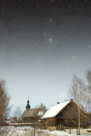 authentic 18th century village in Russia.の写真素材